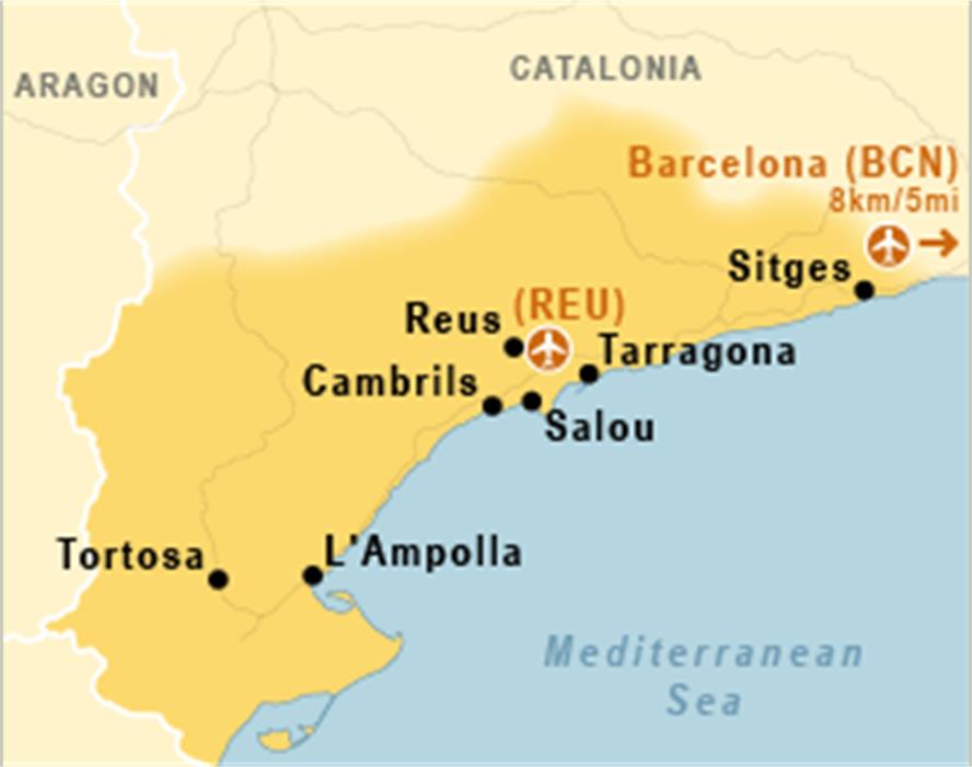 Tarragona Map